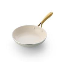 Greenpan 20cm Frying Studio Ceramic No Harmful Substances Used Pan, IH/Gas Compatible, White, Series, Coating, PFAS-Free,