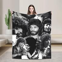 Camarons De La Isla Flamenco Singer Blanket Fleece Winter Island Shrimp Breathable Soft Throw Blankets for Bedding Throws Size: 75*100cm, Weight: 230 GSM