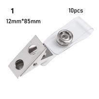 Key Name Tag Binder Stationary Reel Skipping Lanyard Clip Card Holders ID Card Badge Kawaii Clips 10pcs-1