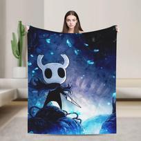 Hollow Knight Pattern Blanket Quality Warm Soft Bedding Throws Winter Kids Outdoor Fluffy Bedspread Size: 75*100cm, Weight: 230 GSM