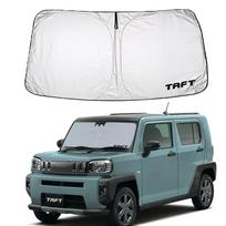 SAWAKAKI DAIHATSU TAFT LA900S/LA910S Specialaus dizaino saulės skydelis priekiniam stiklui su logotipu Apsauga nuo saulės Terminis Tuft LA900S/LA910S sidabras