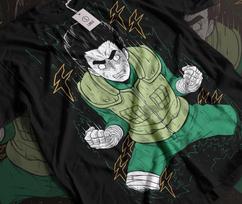 Rock Lee T-Shirt Manga Strip Naruto Kakashi Anime Manga Unisex Tshirt Soft Tee Unisex T-Shirt XL