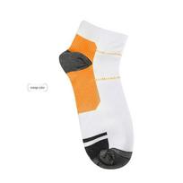 Unisex Compression Socks for Running and Plantar Fasciitis - Short Sports Socks for Men & Women S/M (Pressure 15-20) oranžinė