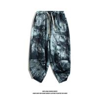 Men's Summer Beach Shorts, Thai Style Carrot Fit, Chinese-Inspired Trendy Brand, Plus Size, Loose Casual Pants XXL