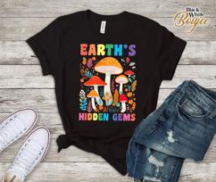 Funny Mushroom lovers t-shirt, Fungi lovers tshirt, Earth's Hidden Gems, Humorous fashion for fungi enthusiasts, I am Fungi to be with shirt 2XL