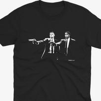 Granit Xhaka & Jeremie Frimpong Pulp Fiction Style T Shirt | Bayer Leverkusen T Shirt | Leverkusen Fan | Leverkusen Gift | BLFC 4XL