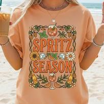 Comfort Colors Spritz Season Shirt,Italy Summer Tee,Cocktail Lover Gift,Cocktail Lover Shirt,Aperol Spritz Shirt,La Dolce Vita Italy Gift S