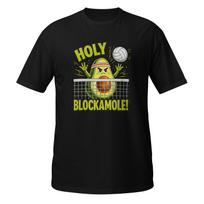 Funny Volleyball Shirt for Teens Girls Boys Avocado Graphic T-Shirt L
