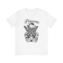 Princess Marilyn Monroe Bandana Girl Tee | Tattooed Rebel Crossed Guns S