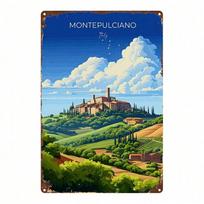 Retro metaliniai paveikslai, baldai, svetainės dekoracija 20x30cm (Multicolor,TYA-1081304-20x30) įvairiaspalvis