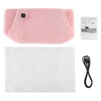 3 Levels Electric Graphene Heating Pad Cold-Proof Uterine Belt Cold-Proof Hand Waist Warming Pad USB Recharging Abdominal Warmer rožinė