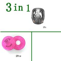 Anti-Fog Dustproof 6800 Full Face Gas Mask Industrial Painting Spraying Respirator Filter Safety Work Formaldehyde Protection 6800 and 2091