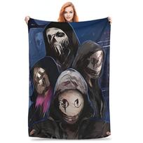 Deads by Daylights Plush Blanket Girls Boys Flannel Throw Blanket For Living Room Warm Soft Design Quality Bedspread Gift Idea Size: 75*100cm, Weight: 230 GSM