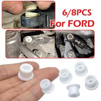 6/8PC For ford Mondeo 2013-2019 Focus MK3 Kuga Gearbox Shifter Cable Bushing AT Gear End Sleeve Grommet Repair Kit Accessories 8pcs