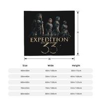 Clair Obscur Expedition 33 Mon Ami Wool Blankets Awesome Throw Blanket for Home Hotel Sofa 200x150cm Bedspreads Size: 75*100cm, Weight: 230 GSM