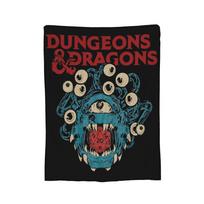 Dungeons Dragons DnD Blankets Fleece Winter Breathable Super Warm Throw Blanket for Home Outdoor Plush Thin Quilt Size: 75*100cm, Weight: 230 GSM