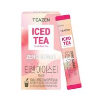 Teazen Zero Sugar Iced Tea Sticks 4 Type (17 Options) Peach Black Tea 1box (10ea)