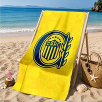 Rosario Central Crest Beach Towel, Quick-drying, Easy to Care for, Suitable for Both Fitness and Beach Vacations,Sports Essential 70cmx140cm(27x55inch)