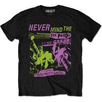 Official Licensed Sex Pistols Japanese Poster T Shirt Punk Rotten Lydon S