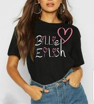 Billie Eilish Tshirt I Love Billie Eilish Inspired Tour Fashion Uk Concert 2025 S