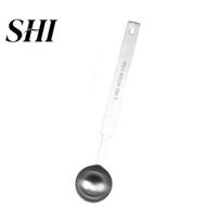 Measuring Scoop 1Pc/1 Set Coffee Bean Spoon Double Scale Units Dosing Corrosion Resistant Stainless Steel Milk Powder 7.5ML