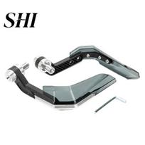 Windproof Motorcycle Hand Guard 1 Pair with Windshield CNC Aluminum Universal Motorbike 22MM Handlebar Protector Dirt Bike Scooter Modification sidabras