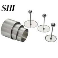 Cold Dish Mold Gadget Corrosion-resistant Anti-rust Round with Push Board Plating Stainless Steel Shaping Hotel Accessories Kitchen Utensils B