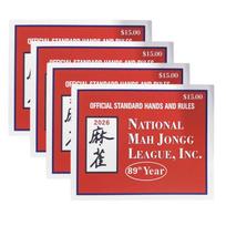 Mahjong Kortelė 2026 Oficialus Patikslinimas – Didelio Šrifto Mahjong Kortelės 2026, Lengvai Mahjong Kortelė Entuziastams, 2026 Mahjong Kortelės Oficialus Didelis One Size red