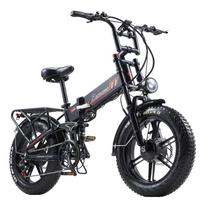 RANDRIDE YX20M-2,Urban electric bike,dual 1000W motors,48V 20Ah battery,20x4-inch tires,7-speed transmission system. juoda
