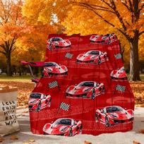Lenktyninių automobilių languotos vėliavos Lauko flaneliniai pledai, Namų pledai, Gerbėjų dovanos, Tinka visiems sezonams, Kalėdinės dovanos. 75X95CM