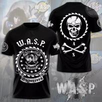 Vintage WASP Band 3D Printed T-shirt For Men Women Fashion Rock Hip Hop Tshirt Oversized Short Sleeve Tops Tees Men Clothing XXS