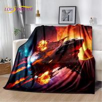 Kosminis laivas Kosminis laivas Visata NSO Antklodė, Flanelinė Minkšta Antklodė Namams Miegamajam Lovai Sofai Iškylai Biurui Žygiams Vaikams Dangalas 75X95CM