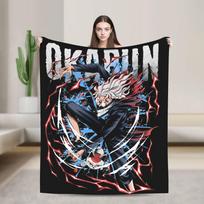 Anime Okarun Dandadan Flanelinis pledas Nuostabūs pledai sofai, lovai, poilsiui 125*100cm Antklodė, 75X95CM