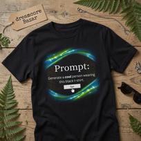 Prompt Generate A Cool Person Frutiger Aero Shirt, Internet Culture Tee, Webcore Aesthetic, Old Internet Nostalgia, Main Character Energy S