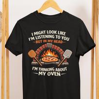 Pizza Oven Humor T-Shirt Funny Baking Gift Tee S
