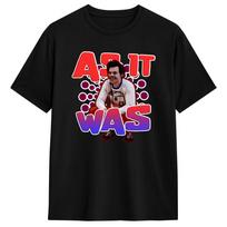 Harrys Styles As It Was Poster T Shirts Men's  100% Cotton Vintage T-Shirt Round Neck  Tees Short Sleeve Clothing Printed S įvairiaspalvis