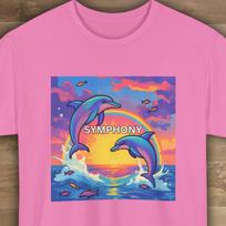 Zara Larsson, Symphony T-Shirt, Tik Tok Trend, Midnight Sun Tour, Unisex Cotton Tee, Funny Dolphin Meme, Zara Concert, Live Laugh Lobotomy S