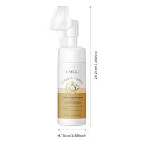 Collagen Essence Cleansing Mousse 120ml - Facial Cleanser for Pore Cleansing, Refreshing Skin Care with Silicon Massage Brush