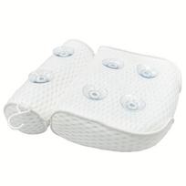 4D Mesh Bathtub Pillow with 6 Suction Cups, Quick Dry Washable Neck & Back Support Spa Bath Accessory balta