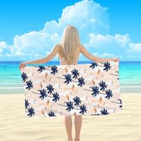Flamingo Pineapple Leaf Beach Towel Ultra Soft Microfiber Towel for Men Women Beach Pool Gym Camping Travel Daily Use 50x100cm