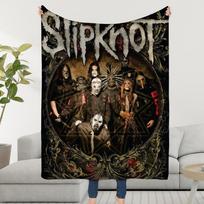 Band S-SlipknotS-ES Album Blanket Throw Super Cosy Plush Living Room Sofa Couch Childish Birthday Gifts Size: 75*100cm, Weight: 230 GSM