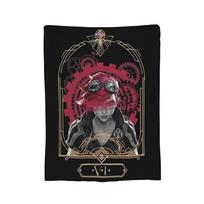 Vi Arcane Game Blankets Flannel Print Portable Soft Throw Blanket for Sofa Car Plush Thin Quilt Size: 75*100cm, Weight: 230 GSM