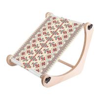 Tvirtas siuvinėjimo stalo stovas Reguliuojamas siuvinėjimo lankelio laikiklis Kryželiu siuvinėjimo lankelio stovas Rankdarbiai Embroidery Stand beige