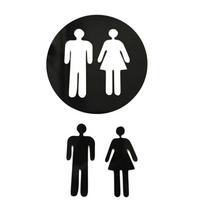 WC Dekoracija Vonios Durys 3D Sienos Lipdukai Tualeto Įėjimo Ženklas Veidrodinis Paviršius Lipdukas Moteris & Vyras black-Type A