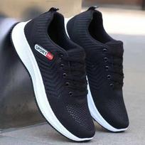 Patogūs neslystantys vyriški tinkliniai vaikščiojimo batai pavasariui ir rudeniui Size 43 juoda