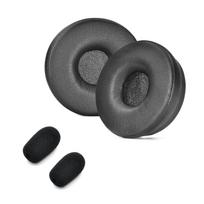 Breathable Memory Foam Ear Pad Mic Windshield with Classical Aesthetic for Engage55/65/75 Seamlessly Compatibility 1