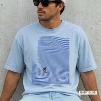 Surfs Up T-Shirt: Vintage Graphic Tee, Eco-Friendly Cotton S