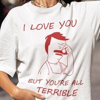 Funny Bob Belcher Shirt: Bob's Burgers Fan Gift M