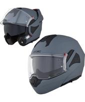 Motociklininko šalmas su pakeliamu žandikauliu W-TEC Sabron P/J - Nardo Grey