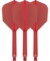 Smiginio sparneliai Target K-Flex No.6 Medium, 3 vnt. - Raudona